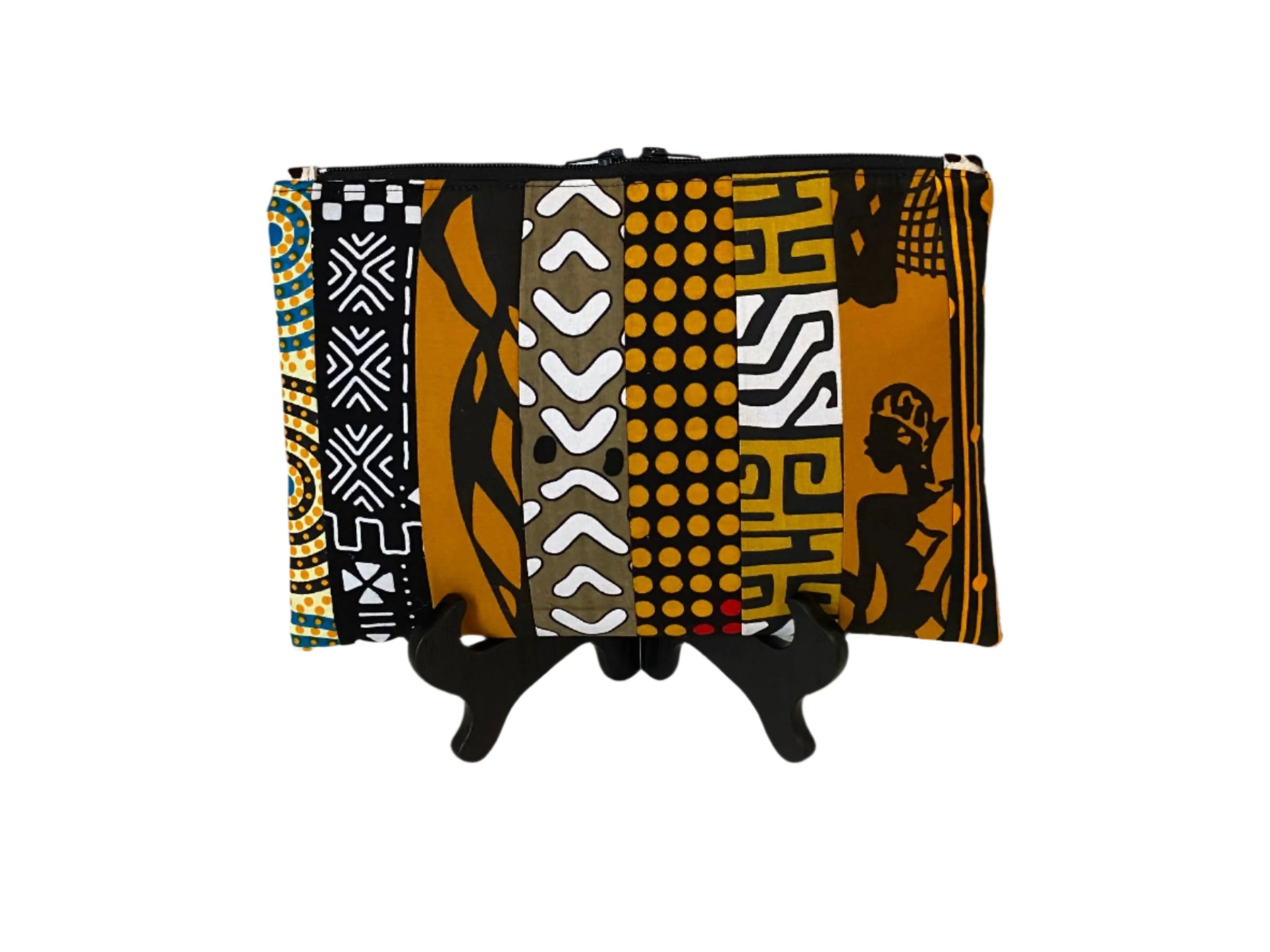 AFROCENTRIC PATCHWORK CLUTCH